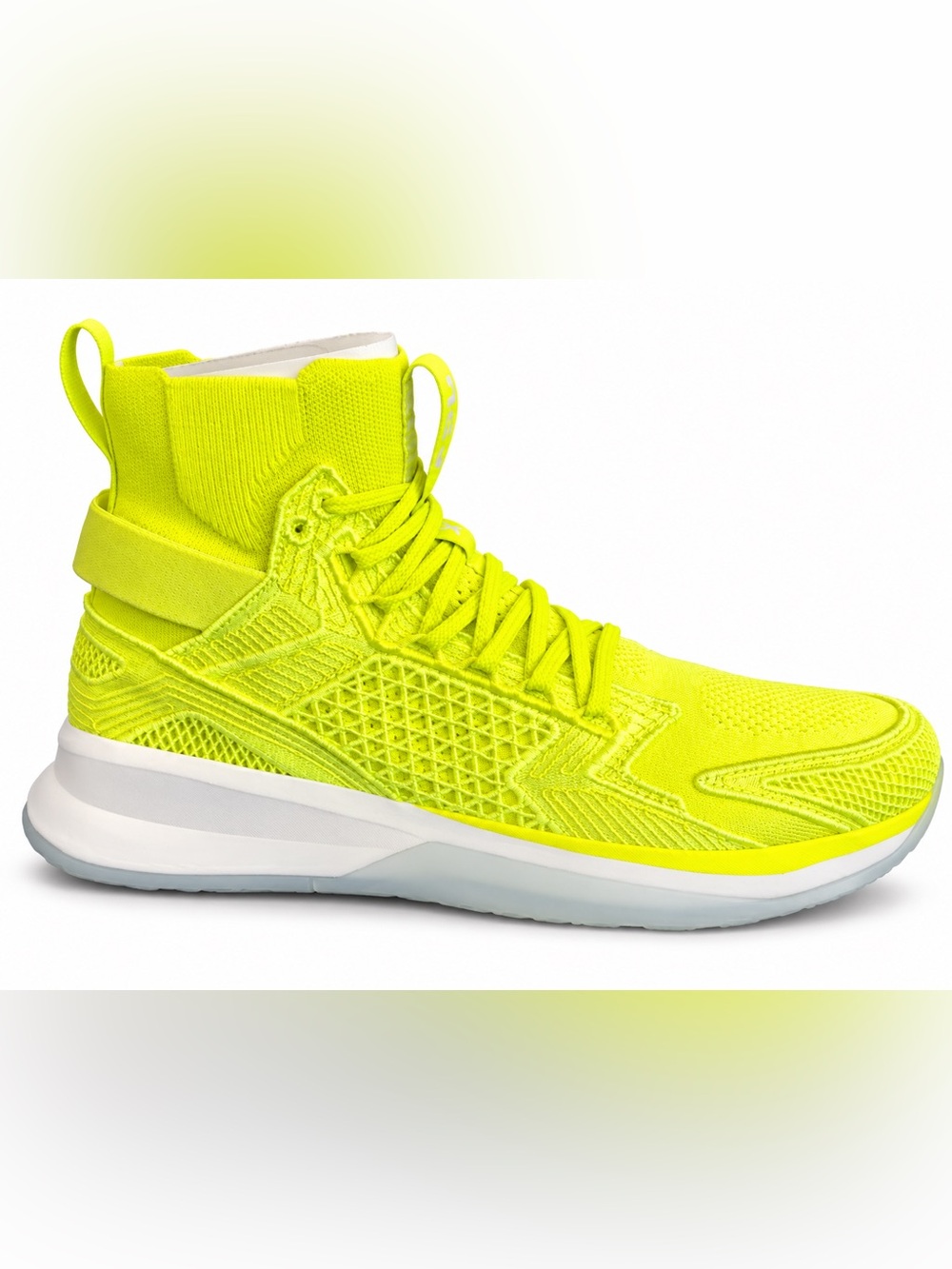APL Concept X Energy GITD Neon Yellow Basketball Shoes Mens 9 Womens 10.5 NIB